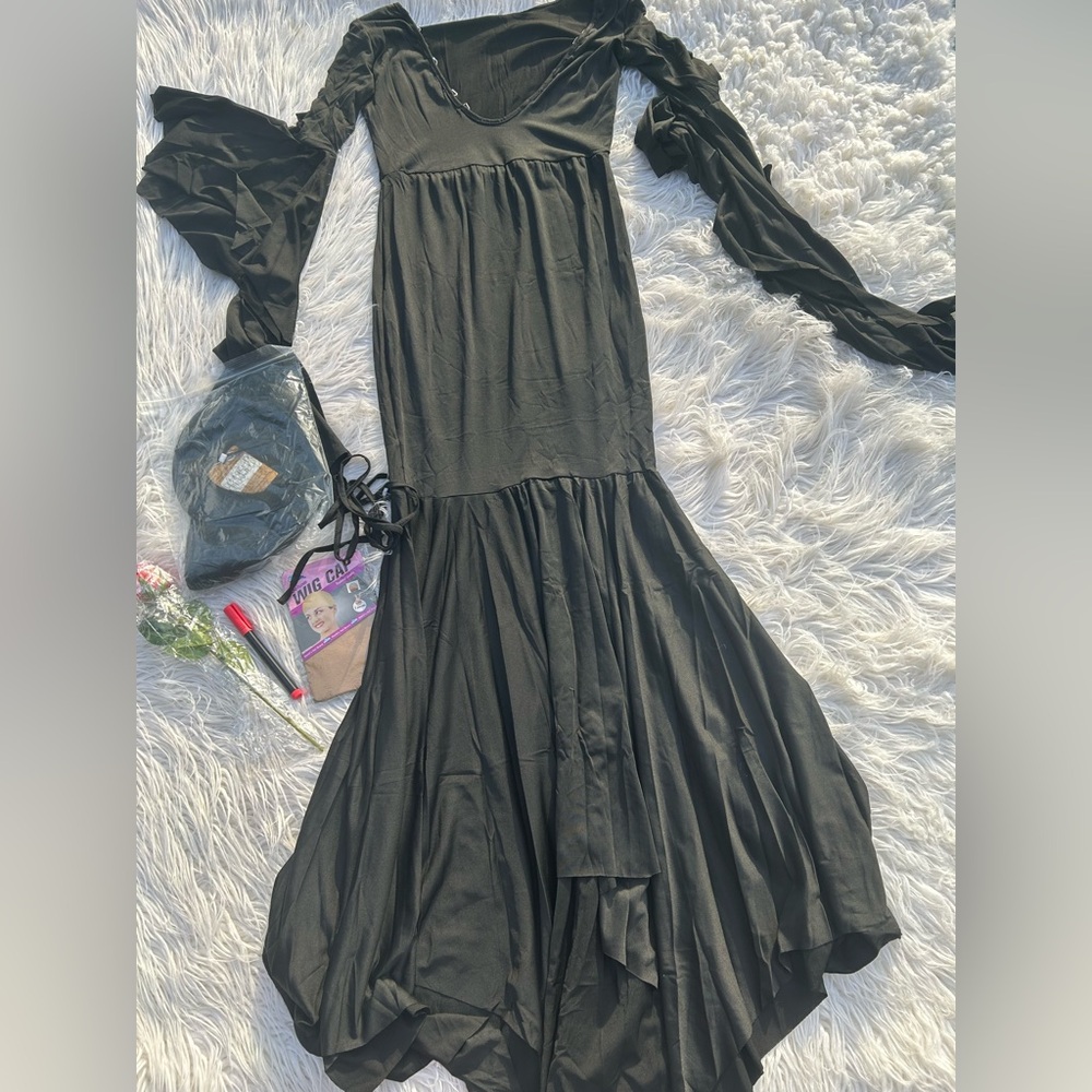 Womens Morticia Addams Costume (D9)